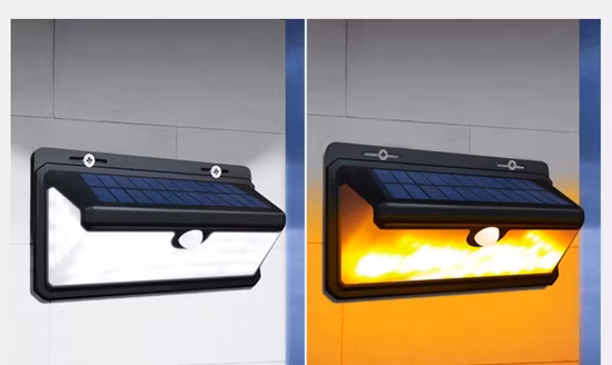 New LED Solar Sensor Wall Light for Garden Garage