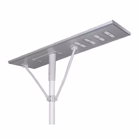 Sensor de movimento bateria de lítio painel solar integrado à prova d'água ao ar livre LED luz de rua solar
