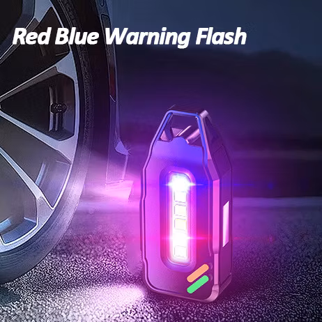 Warsun 2000 Lumen Sq03 Multifuncional Emergência Pequeno Portátil Bolso EDC Tipo C Recarregável Tocha COB Lanterna LED com Ímã