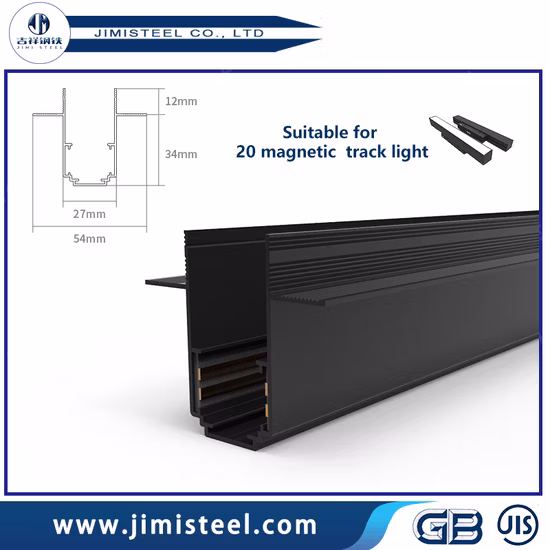Fábrica personalizada moderna interior antirreflexo iluminação com zoom ajustável holofote ajustável cri90 trilho regulável cob foco preto led track light