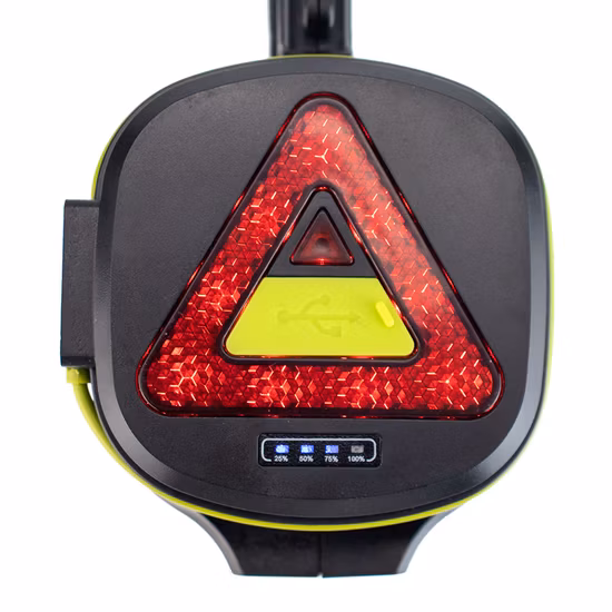 Holofote externo USB recarregável de mão portátil potente lanterna LED de busca